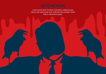 Red Hitchcock Background - vector #420157 gratis