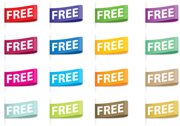 Free Tags Vectors - vector #420907 gratis