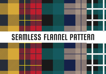 Seamless Flannel Pattern - vector gratuit #421007 