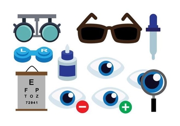Free Eye Doctor Vector Icons - vector gratuit #421327 