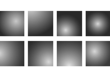 Set Of Grey Gradient Vectors - Free vector #421507