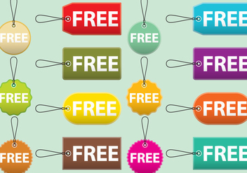 Free Labels and Tag Vectors - vector gratuit #421527 