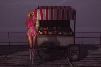 MadPea International Food Fair with Outfit Umaru by Riot & Farmers Market Cart by Chez moi - image #421647 gratis