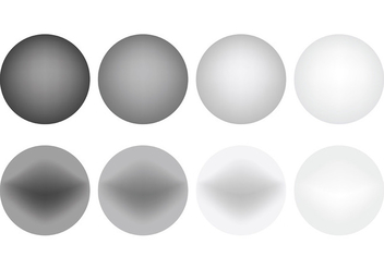 Free Grey Gradient Icons Vector - Free vector #421667