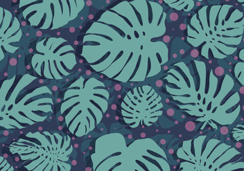 Polka Dotted Background Daun Vector - Free vector #423247