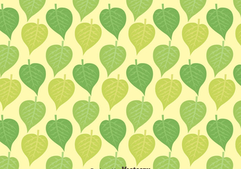 Nice Leaves Pattern Background - vector #423367 gratis