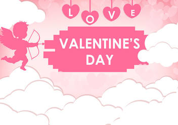 Valentine Card Vector - vector #424267 gratis