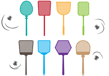 Free Fly Swatter Vector Collection - vector #426657 gratis