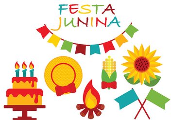 Festa Junina Icon Vector - бесплатный vector #427117