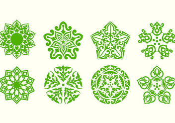 Islamic Ornament Vectors - vector gratuit #428077 