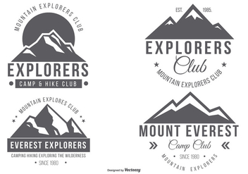 Mountian Explorer Logo Collection - Kostenloses vector #428177