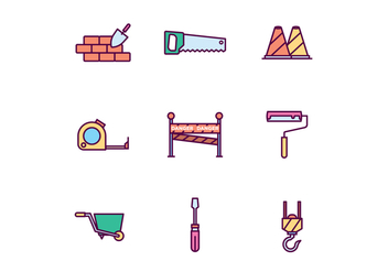 Construction Icons - Free vector #428227