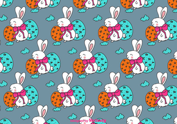 Easter Seamless Pattern - vector #429387 gratis