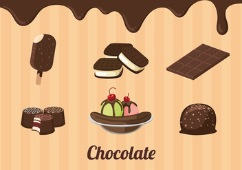 Chocolate Product Free Vector - Kostenloses vector #429577