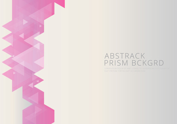Abstract Prism Background and Text Template - vector #429887 gratis