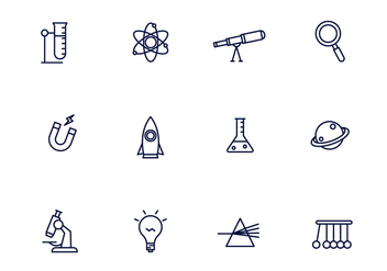 Science Icons - Free vector #430117