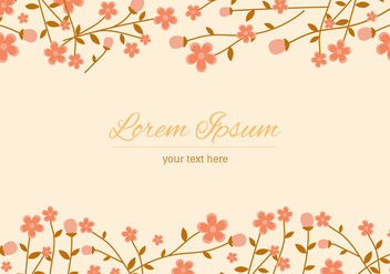 Peach Blossom Background - vector gratuit #430217 