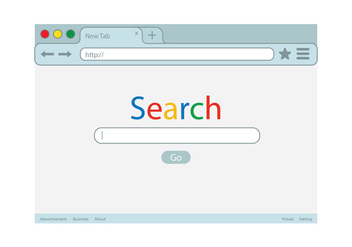 Search Engine Mockup Vector - vector gratuit #430607 