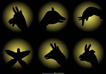 Vector Shadow Puppets Set - Free vector #430757