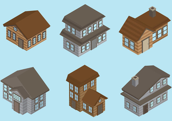 Free Chalet Icons Vector - vector #430947 gratis