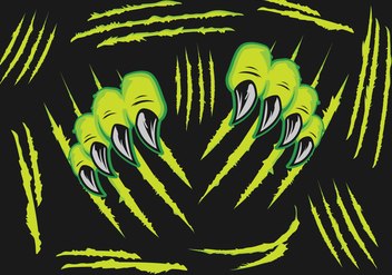 Monsters Claw Scratches - Free vector #431107