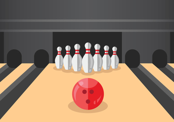 Bowling Vector Illustration - vector gratuit #431607 