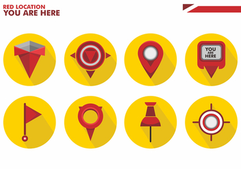 You Are Here Vector Icon - vector gratuit #431717 
