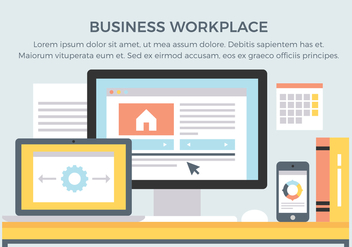 Free Business Workplace Vector Elements - Kostenloses vector #431917
