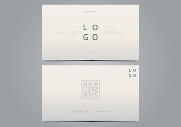 Stylish Business Card Template - vector #432357 gratis