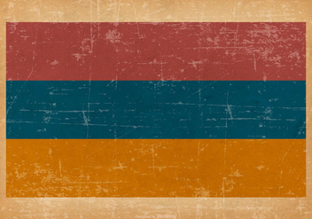 Grunge Flag of Armenia - vector gratuit #432667 