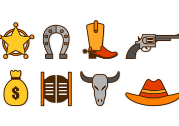 Set Of Gaucho Icons - Free vector #433057