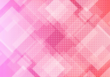 Free Vector Pink Geometric Background - Free vector #434057