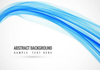 Free Vector Blue Wavy Background - бесплатный vector #434067