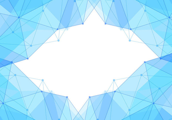 Free Vector Blue Polygon Background - Free vector #434087