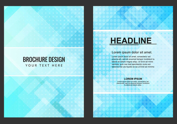 Free Vector Blue Business Brochure - Free vector #434097