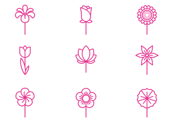 Flowers Icon - Kostenloses vector #434167