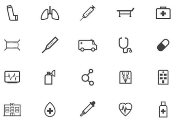 Free Medical Icon Vector Pack - vector gratuit #434347 