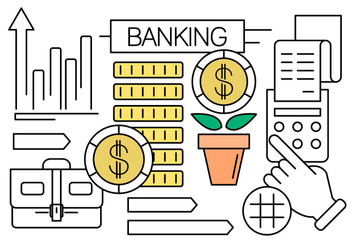 Vector Set of Finance an Banking Icons for Free - Free vector #434617