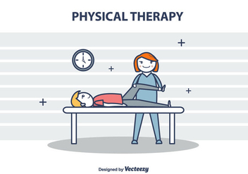 Physical Therapy Vector Illustration - vector #434727 gratis