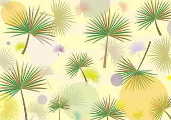 Palmetto Leaf Hipster Pattern Vector - Free vector #434987