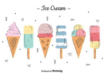 Free Ice Cream Set - vector #435337 gratis