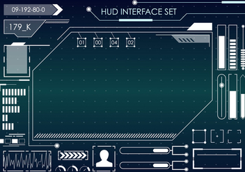 HUD Interface Set - vector gratuit #435417 