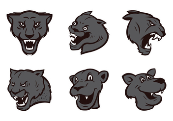 Free Panthers Logo Vector Set - Free vector #436007