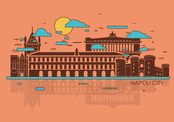 Napoli City Vector - бесплатный vector #436037