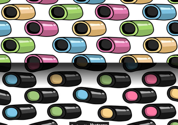 Licorice Candy Vector Seamless Patterns - Free vector #436187