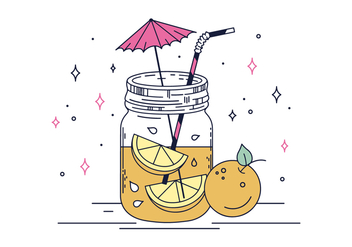 Free Tropical Drink Vector - Free vector #436247