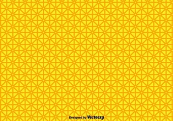 Vector Yellow Geometric Shapes Pattern - vector gratuit #436277 