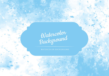 Vector Light Blue Watercolor Background - Free vector #436427