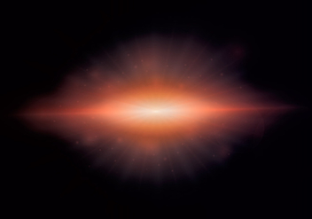 Horizontal Starry, Gas, Nebula, Supernova and Outer Space Background - vector gratuit #436447 
