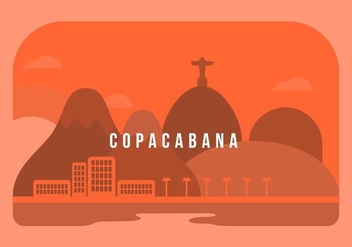 Copacabana Background - vector #436637 gratis